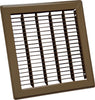 Continental Bar-Faced Floor Grille (Brown)