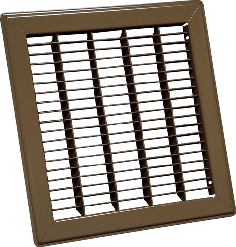 Continental Bar-Faced Floor Grille (Brown)