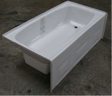 Posey Tub Only Right or Left Drain Plastic (54