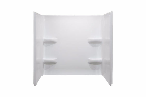 Blevins White Elite Tub Surround Wall