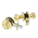 Guard Security Tulip Combo-Pack, Single Cylinder, Polished Brass