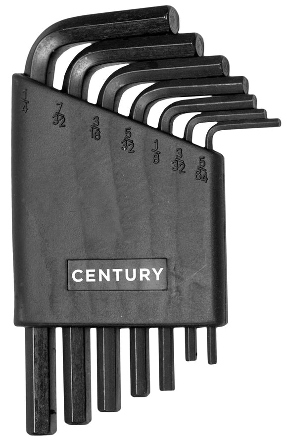 Century Drill And Tool 7 Piece Fractional Hex Key Wrench Set