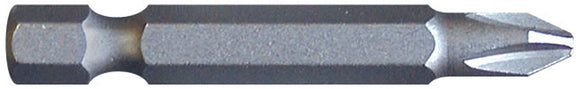 Century Drill And Tool Phillips Screwdriver Bit #2 Power 2″ Bit S2 Steel