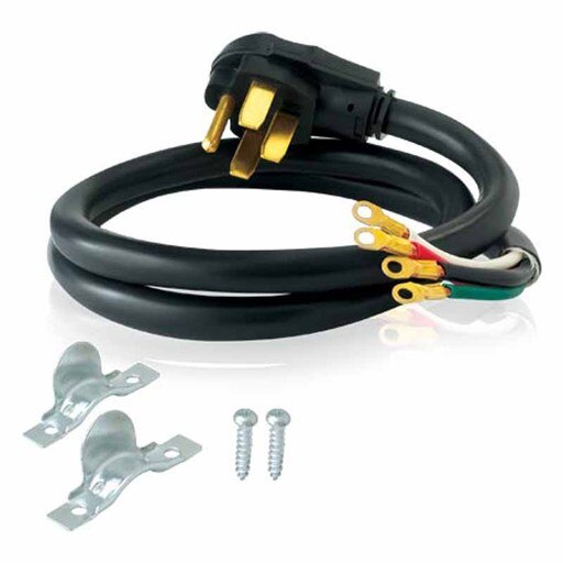 EZ-FLO Electric Dryer Cords – 4 Wire (4 ft., Black)