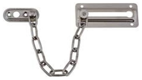 Anvil Mark Chain Door Guard (Chrome)