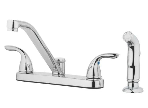 AquaVista Kitchen Sink Faucet with Side Spray (Chrome)