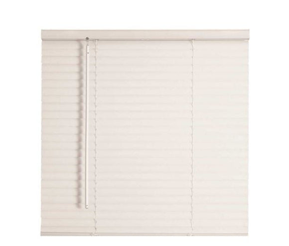 Champion TruTouch White Cordless Light Filtering Vinyl Mini Blinds with 1 in. Slats