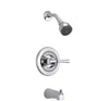 Delta Foundations® Single Handle Tub And Shower In Chrome (Chrome)