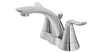 Home2O Lana 4-in centerset 2-Handle WaterSense Bathroom Sink Faucet with Drain and Deck Plate