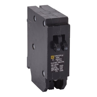 Schneider Electric Square D 1-30-Amp 1-20-Amp Single-Pole Tandem Circuit Breaker (1 x 1 pole at 30A - 1 x 1 pole at 20A (120/240VAC))