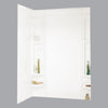 Maax Finesse 5-Piece 80 In. H x 34 In. D Tub Wall Kit in White