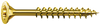 SPAX® Power Lags T-STAR plus Flat Head Yellow Zinc, Partial Thread - Multi-Purpose Structural Screws 9 X 3-1/4 In.