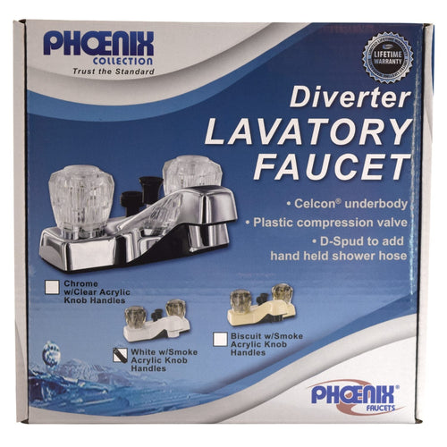 Valterra Phoenix 2-Handle Lavatory Diverter Faucet for RV’s