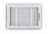CSW RectorSeal 3-Way Stamped Louver Multi-Shutter Damper Steel Ceiling/Sidewall Register