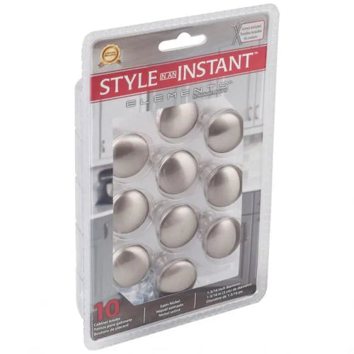 Hardware Resources Elements Madison Retail Packaged Cabinet Mushroom Knob