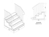 Century Concrete Steps 4 Tread 7” Rise