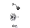 Delta Foundations® Single Handle Tub And Shower In Chrome