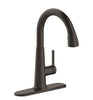 Seasons Westwind Single-Handle Pull-Down Sprayer Kitchen Faucet in Matte Black
