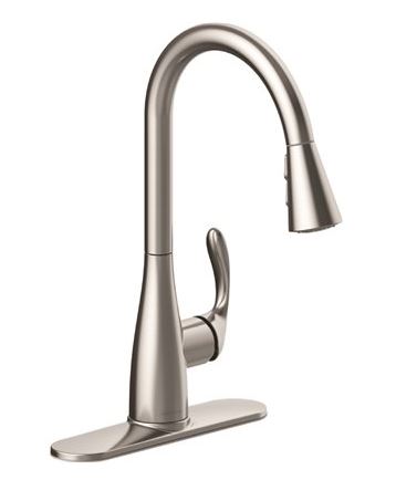 Seasons Westwind Single-Handle Pull-Down Sprayer Kitchen Faucet in Stainless Steel