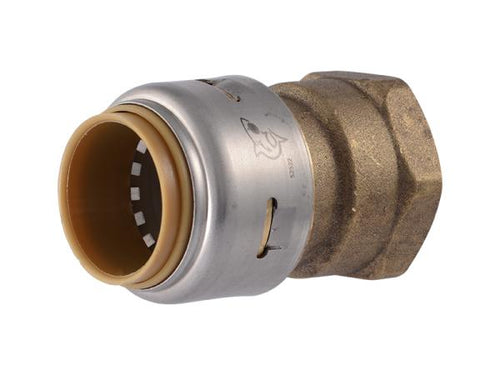 SharkBite Max Brass Push Female Adapter