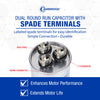 Cambridge Resources Motor Run Capacitor, Dual Round	40+5μF