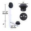 Danco Touch-Toe Tub Drain Kit with Matte Black Trim