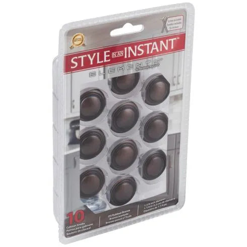 Hardware Resources Elements Button Vienna Retail Packaged Cabinet Knob