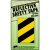 Hy-Ko 2 In. W. x 24 In. L. Yellow & Black Stripe Reflective Safety Tape