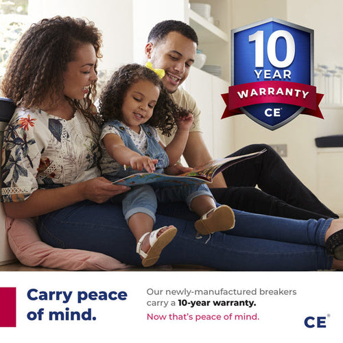 Connecticut Pacific Electric® Thin 2P Replacement Circuit Breaker